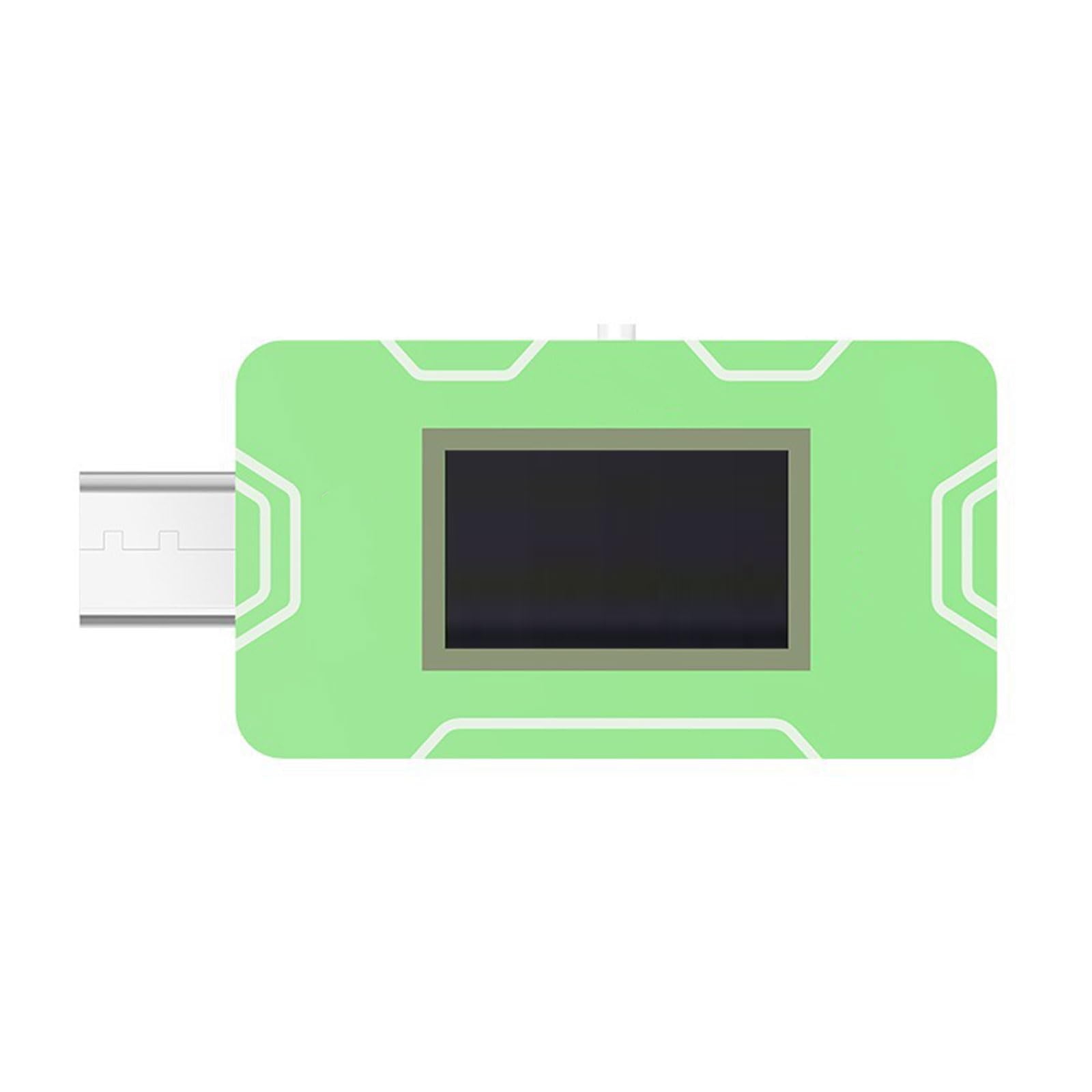 CT02 - Medidor de potencia USB C de carga rápida con pantalla LED | Pantalla LED de 2 cm, tiempo real, probador de carga rápida USB C, pantalla LCD, probador de capacidad