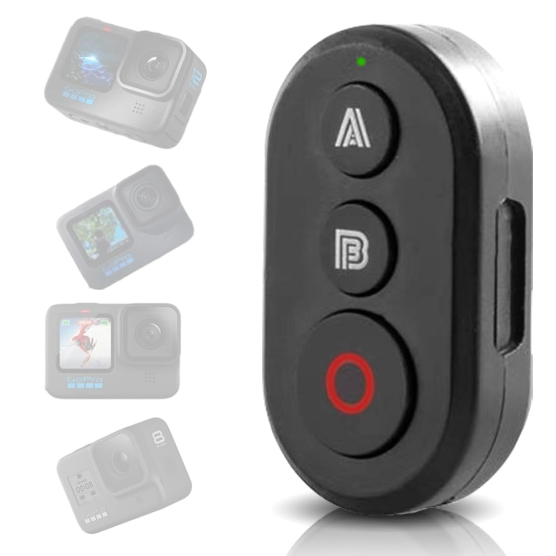 Fernbedienung kompatibel mit DJI Action 6/Action 5 Pro/Action 4 Wireless Remote Controller für Action-Kameras & Smartphones, 25m Reichweite Präzise Bewegungsverfolgung, Smartphone Kameras Zubehör