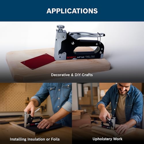 Bosch Professional Handtacker HT 14 (Holz, Klammertyp 53)