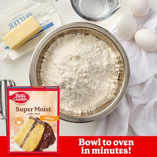 Image of Betty Crocker Favorites Super Moist Yellow Cake Mix, 13.25 oz (Pack of 12)