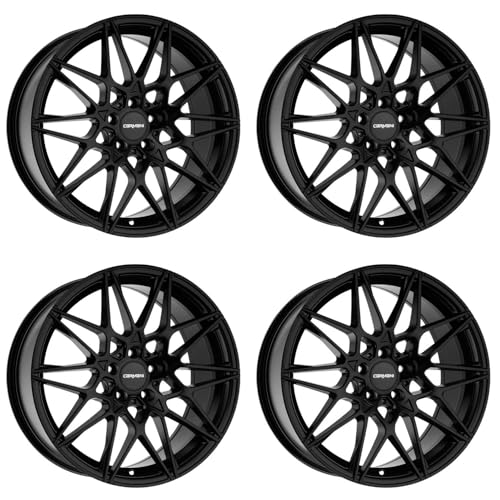 4x Carmani alloy rims 18 Knut 8.0x18 ET30 5x112 black matt