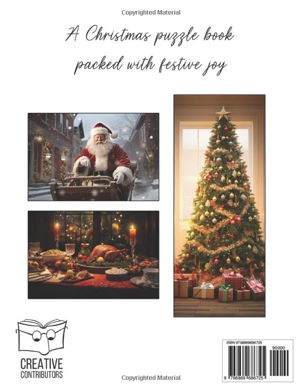 The Ultimate Christmas Spot the Difference Book for Adults: Large Print Christmas Puzzle Book with 55 Spot The Differences (Spot the Difference for Adults : Large Print Picture Puzzles in Full Color) - Image 2