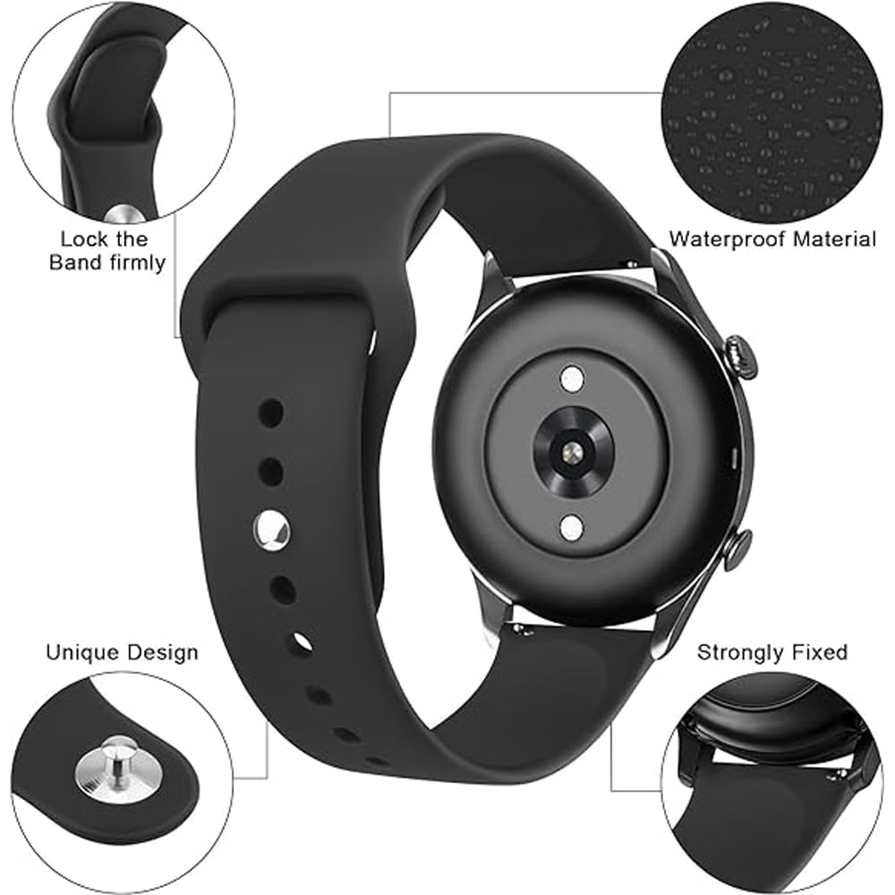 Silicone Cinturino per Polar ignite 3/ignite2/ignite/Pacer/Unite, 20mm Flower Sport Bracciali Cinturini di Ricambio per Withings ScanWatch 2 42mm/Steel HR 40mm/HR Sport