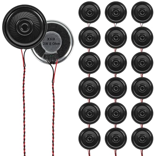 Haut-parleur interne rond lot de 20 pièces mini micro haut-parleurs 2W 8 Ohm en métal