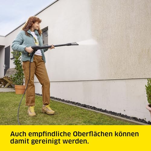 Kärcher Hochdruckreiniger-Strahlrohr eco!Booster 145, 50% höhere Reinigungsleistung im Vergleich zum Flachstrahl, spart Wasser, Energie und Zeit, Original-Zubehör für Kärcher Hochdruckreiniger K 5