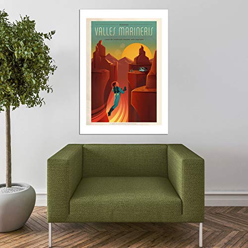 Affiche encadrée SpaceX Mars pour remplacer un mur vide par un poster design - 7