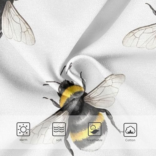 Toddler Girls Underwear 2t Cotton Little Girl Panties Cartoon Kids Briefs Undies Vivid Bees Yellow Black White3