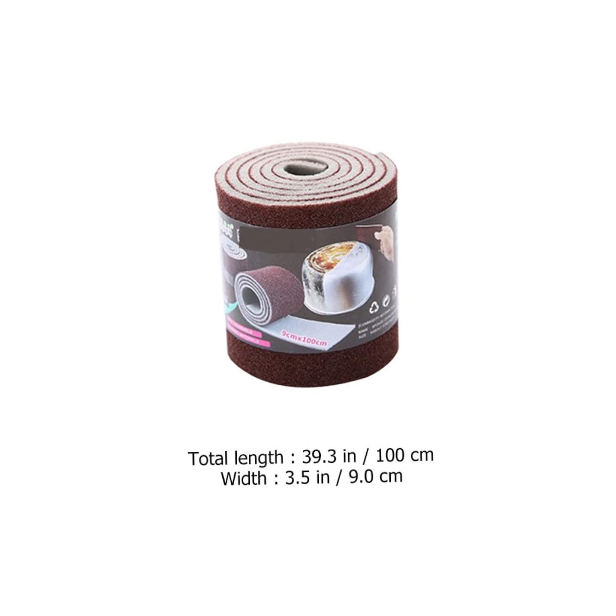 2Rolls Nano Carborundum Household Scrub Sponges Convenient Dish Cleaning Sponge for Effortless Grease Removal Reusable Kitchen Accessory