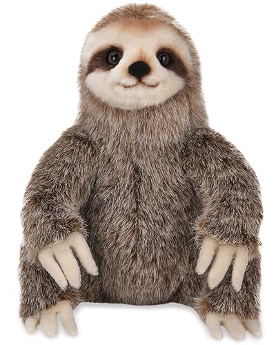 Bearington Sloth Stuffed Animal Realistic Sloth Plush Toy Jungle Plushies, Stuffies for Teens, Kids, Boys & Girls - Simon 10