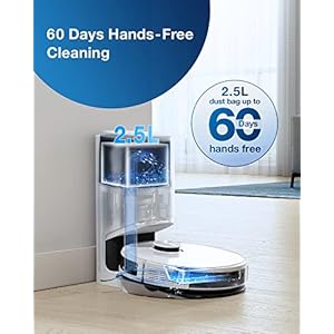 ECOVACS DEEBOT N10 PLUS Robot Vacuum and Mop Combo with Auto-Empty Station, Hands-Free Cleaning for 60 Days, 3800Pa Suction, 330mins Max Run-time, Precision Mapping with Lidar & dToF Sensors, White ECOVACS DEEBOT N10 PLUS Robot Vacuum and Mop Combo with Auto Empty Station Hands Free Cleaning for 60 Days 3800Pa Suction 330mins Max Run time Precision Mapping with Lidar dToF Sensors White