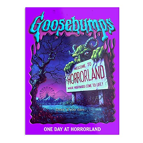 90S Horror 80S Halloween L Stine Goosebumps Haunted Mansion R I 80s-Motivation - Trendy Poster for Wall Art Home Decor Room