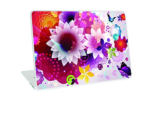 Image of GalaxsiaTM Butterfly D11 Vinyl Laptop Skin /Sticker /Cover /Decal Compatible for Any 14 inch Inches Laptop (Hp /Dell /Sony /Acer /Lenovo /Asus. Etc) Or Notebook.