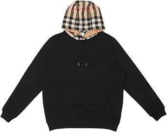 Burberry 8058117 A1189 Mens Hoodie Hoodie Black Beige L, multicolor, L