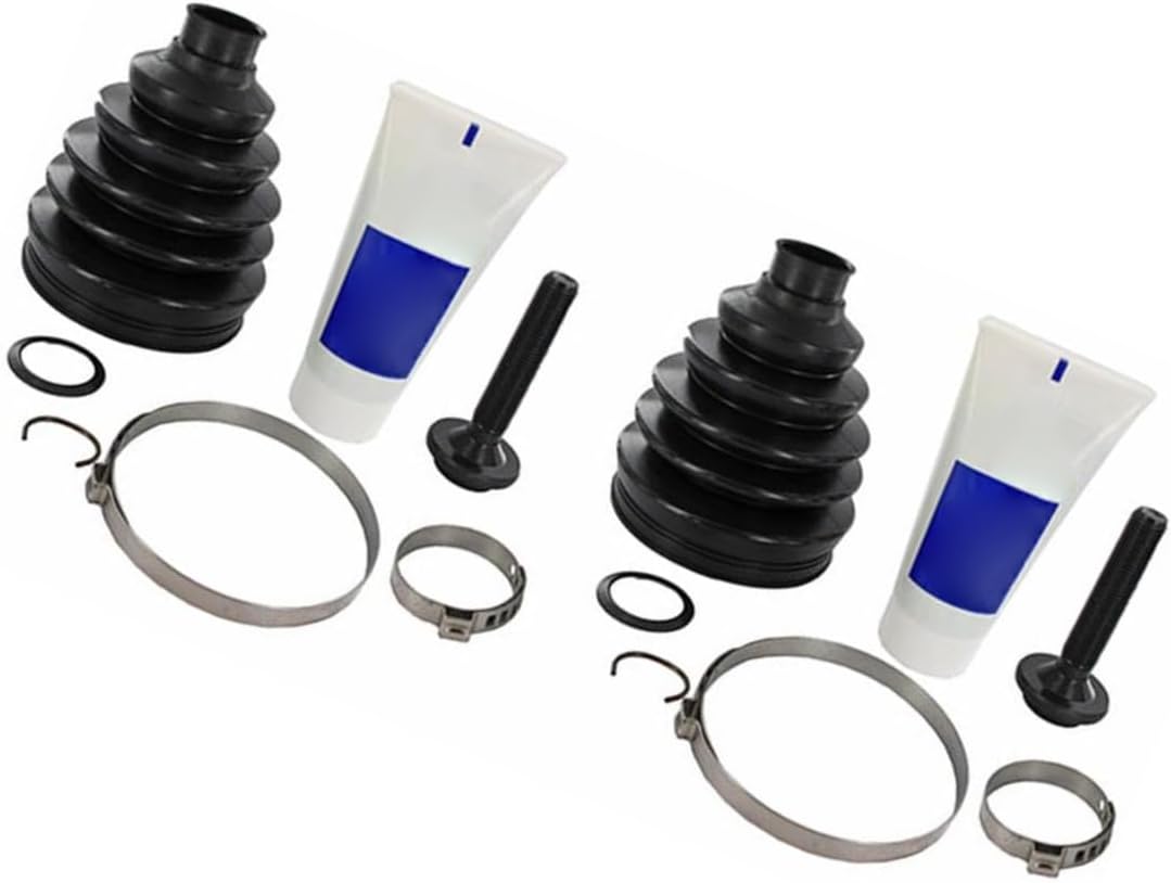 Front Left Outer, Front Right Outer CV Joint Boot Kit for Audi A4 1997 1998 1999 2000 2001 Replacement 8D 0498 203, 8D0498203A, 3B0498203G, 8D0498203, 3B0498203A 2 Piece