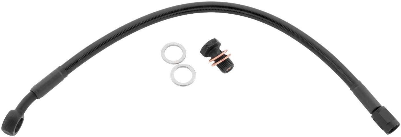 Goodridge HD0132-1FPBK+6 Ebony 2 Front Brake Line Kit - +6in. Length