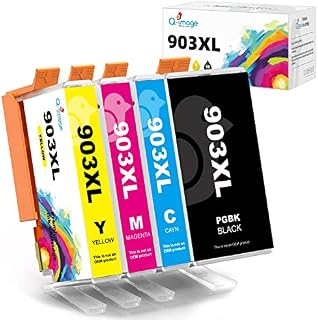 Q-image 903XL Ink Cartridges Replacement for HP 903 903XL Ink Cartridge Multipack Compatible for HP OfficeJet Pro 6950 6960 6970 (4-Pack)