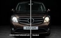 Osram NIGHT BREAKER LED SMART H4; bis zu 330% mehr Helligkeit; 6000K, 12V, LED-Fern- und Abblendlicht mit Straßenzulassung, white – Ansicht 6