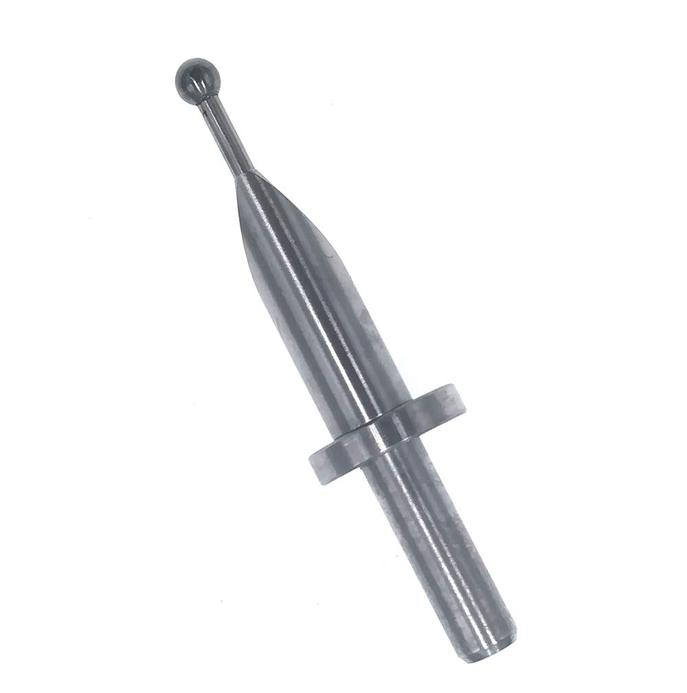Ball Tip Probe Insert Carbide Ball Tips 6mm Shank 55mm Long for Height Gauges (4mm Diameter Ball)