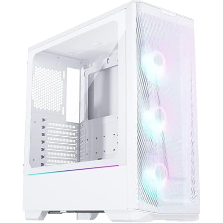 Phanteks (PH-EC360ATG_DMW02) Eclipse G360A Ultra-fine Performance Mesh, Mid-Tower Gaming case, Tempered Glass, Digital-RGB Lighting, White