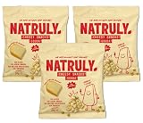 Pack 3x Cheesy Snacks Queso Gouda Natruly 20 g | 3 Bolsas de 20 g (Total 60 g) | Snack Crujiente de Queso Gouda | Sin Hidratos | Alto en Proteínas