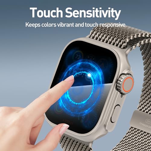 Coque de protection d'écran pour Apple Watch Series 10 42mm en verre trempé