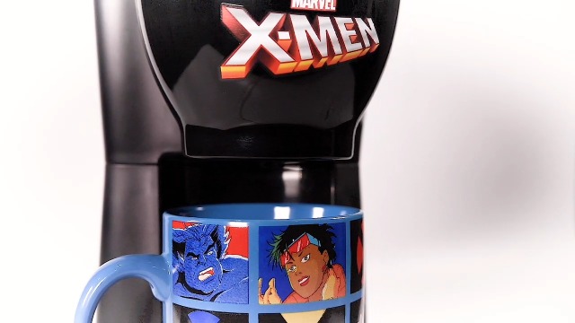Uncanny Brands X-Men Single Cup Coffee Maker with Mug- Cup A Joe