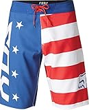 Fox Men's Red White and True Boardshort