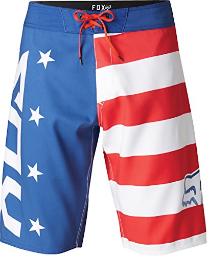 Fox Men's Red White and True Boardshort