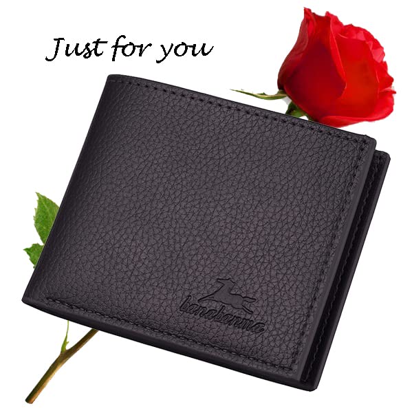 Image of Slim Wallet for Men with Coin Purse, Minimalist Wallet with Zipper, Bifold Mens Wallets with Credit Card Holder, PU Leather Men's Wallet with Money Clip, Carteras Para Hombres (COFFEE)