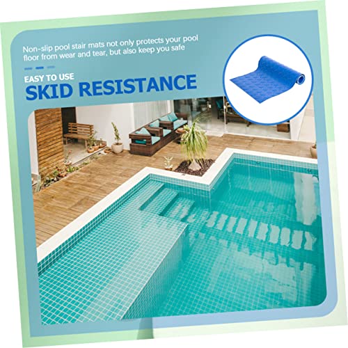 Tapete para escalera de piscina arriba del suelo 90x23 cm miniatura 6