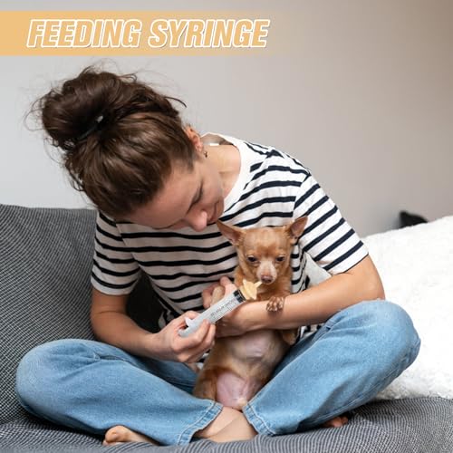 2 Pieces Pet Pill Plunger Pet Feeding with 10PCS Silicone Kitten Nipples & Syringes Feeding & Medicine Dispensing Set for Newborn Kittens, Puppies, Rabbits, Squirrels Perfect for Small Animals Care - Thumbnail 4
