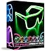 Neon Nightlife Green Frame/Tinted Single Lens Tron Style Light Up Glasses
