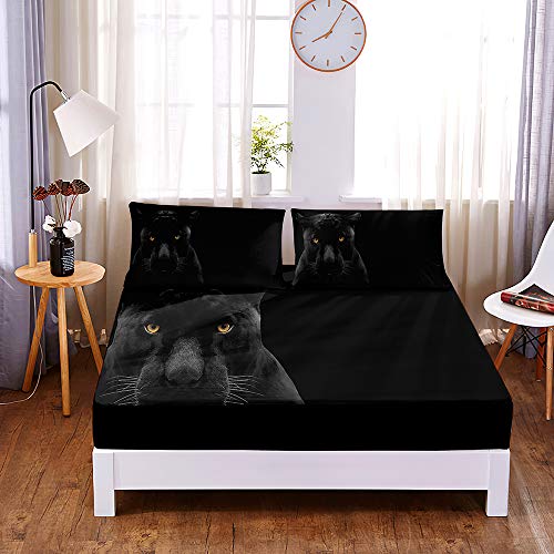 Drap housse antidérapant grand bonnet 30cm Chickw1 160x200 - 4