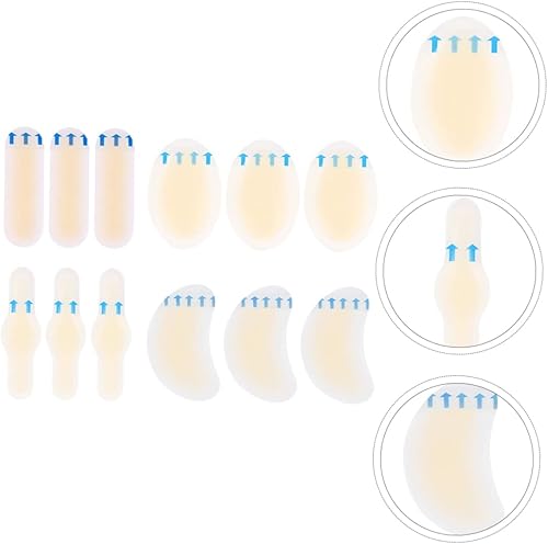 Miniatura 8 de Calcomanías invisibles para el talón, 24 almohadillas de prevención para mujeres, cómodas plantillas de gel
