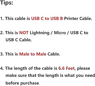 USB C to USB B Printer