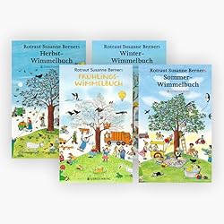 Vier jahreszeiten-wimmelbücher im set