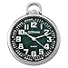 Gotham Men's Silver-Tone Ultra Thin Railroad Open Face Quartz Pocket Watch # GWC15027SG