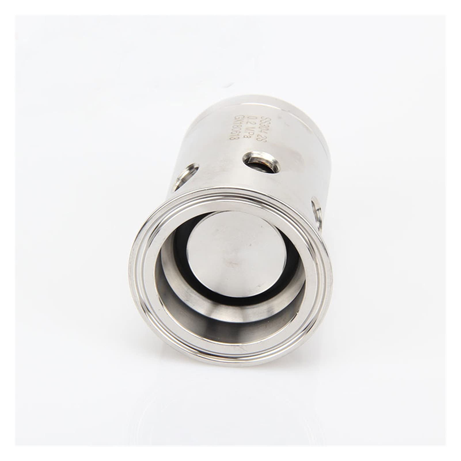 YANGQI yaoqijie 38 mm Tri Abrazadera ferruleo/d 50.5mm válvula de Seguridad de Alivio de presión Sanitaria Sus 304 Cerveza de Acero Inoxidable Brew Fermenter Keg Moonshine Lasting