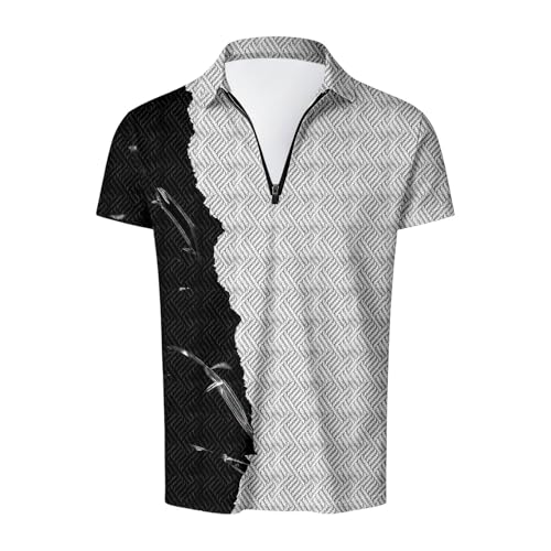 Chemise d'été imprimé unique et short zippé assorti moderne