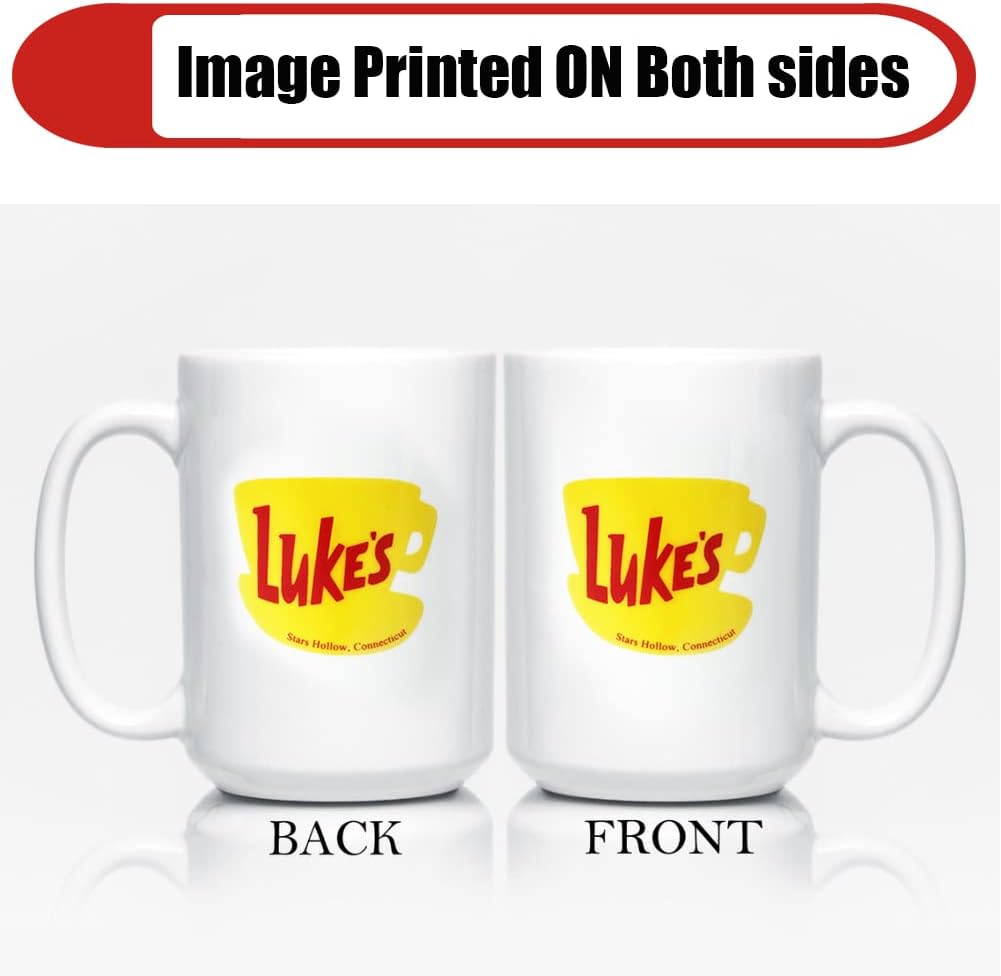Luke's Diner 15oz Coffee Mug - Novelty Ceramic Cup, Fun Gift for Fans, Tea & Coffee Drinkers - Image 9