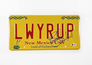 Bob Odenkirk Better Call Saul Signed License Plate Certified Authentic Beckett BAS COA