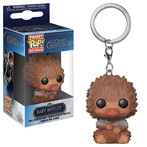 Preisvergleich Produktbild Funko 32767 Pocket POP Schlüsselanhänger: Fantastic Beasts 2: Baby Niffler (Hellbraun), Mehrfarbig
