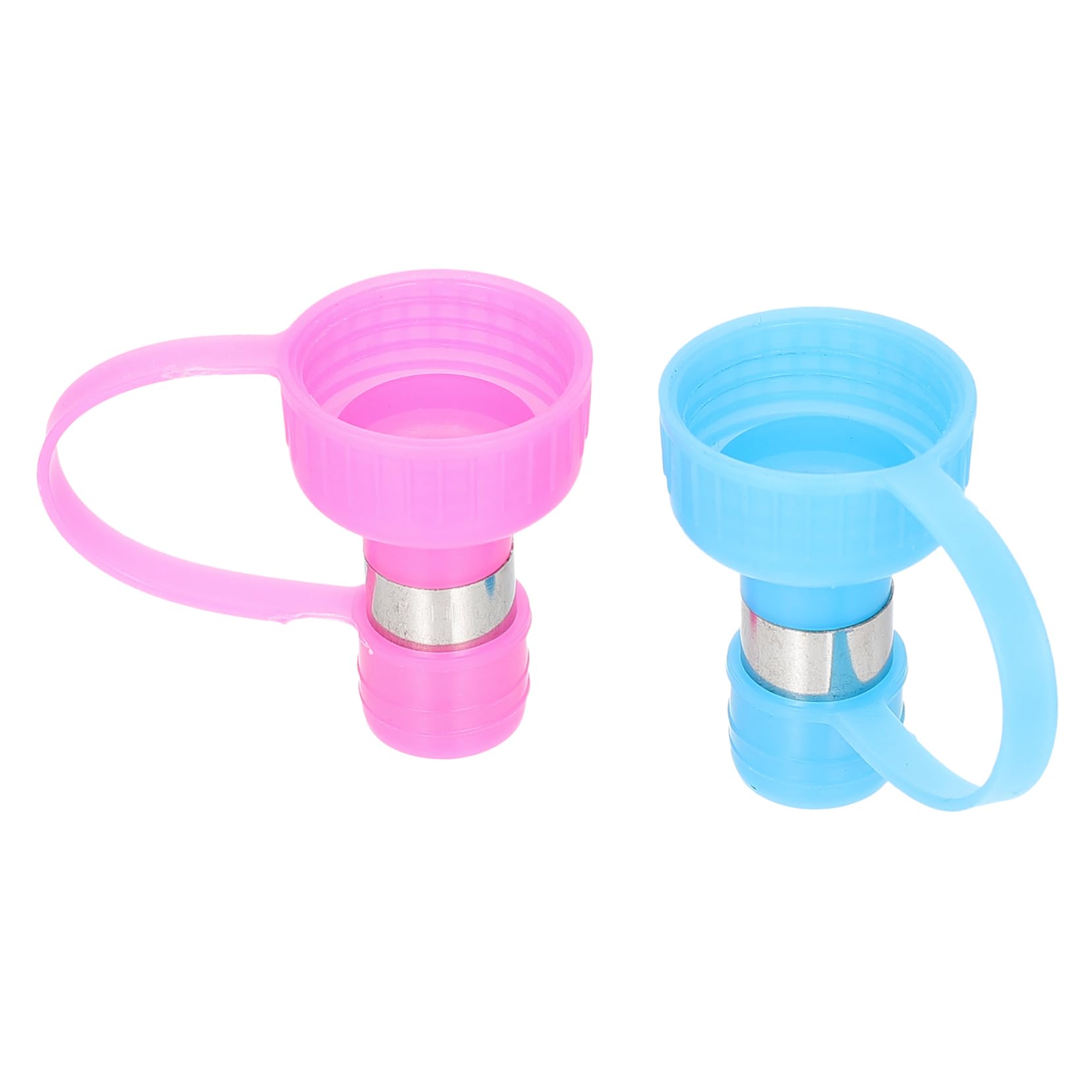 Abaodam 2pcs Dog Water Bottle Cap for Cat Rabbit Puppy Small Animal Kettle Lid Portable Water Fountain Easy Cleaning Ideal Present