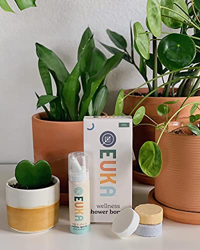 Euka Wellness Infused Cold & Allergy Nasal Saline Spray 2-Pack - Formulated With Essential Oils For Cold And Allergy Season - All Natural, Made In Usa #TOP6