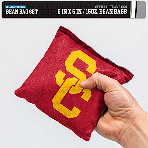 Image of NCAA College Dual Sided Bean Bags by Wild Sports, 8 Count, Premium Toss Bags for Cornhole Set - Great for Tailgates, Outdoors, Backyard
