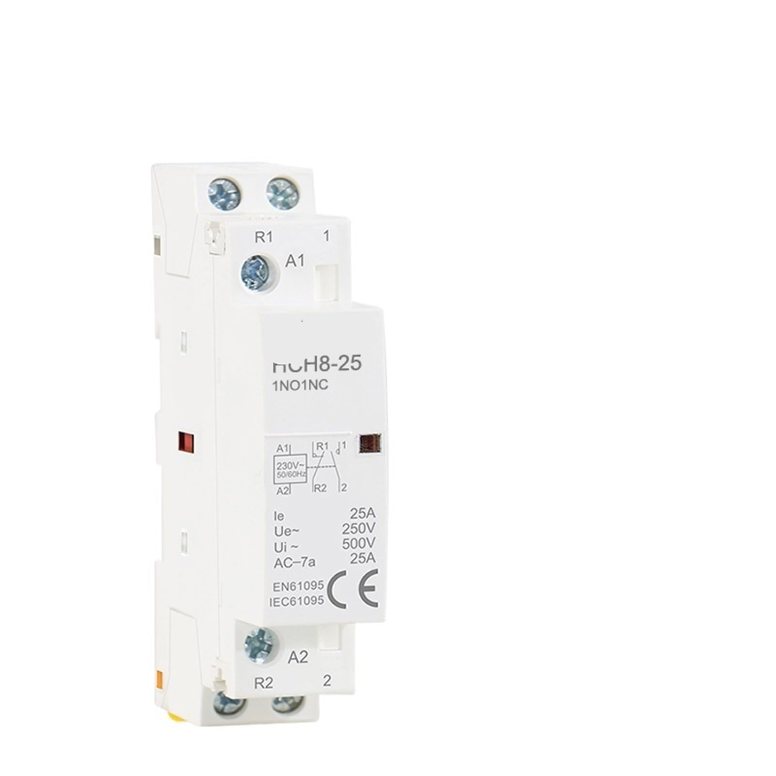 Contacteur domestique 2P 220V monophasé pour automatisme et circuit 2NC