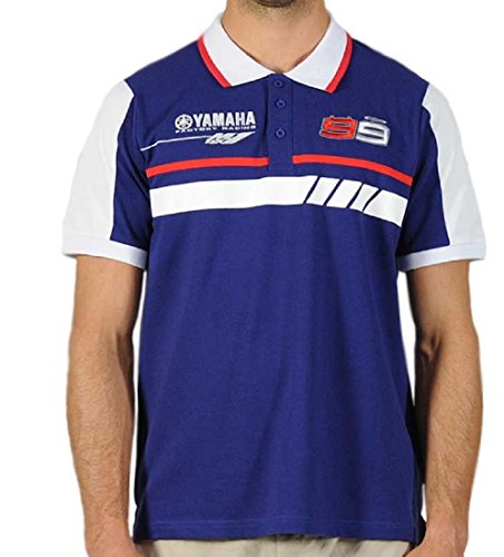 Yamaha MotoGP Factory Racing Lorenzo No 99 Polo homme Bleu S