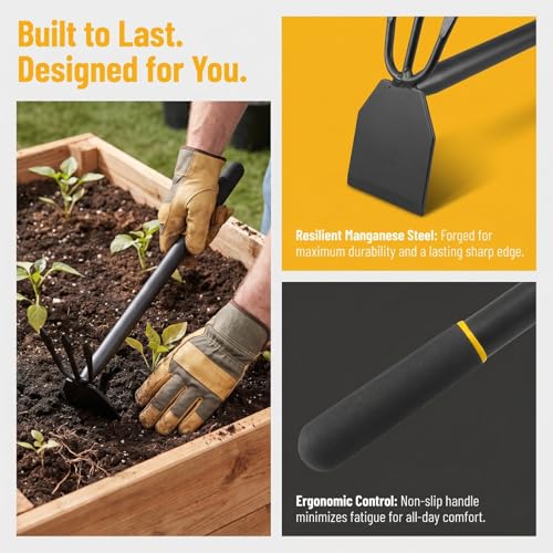 Herramienta de mano 2 en 1 Yardwe para jardín y cultivo miniatura 3