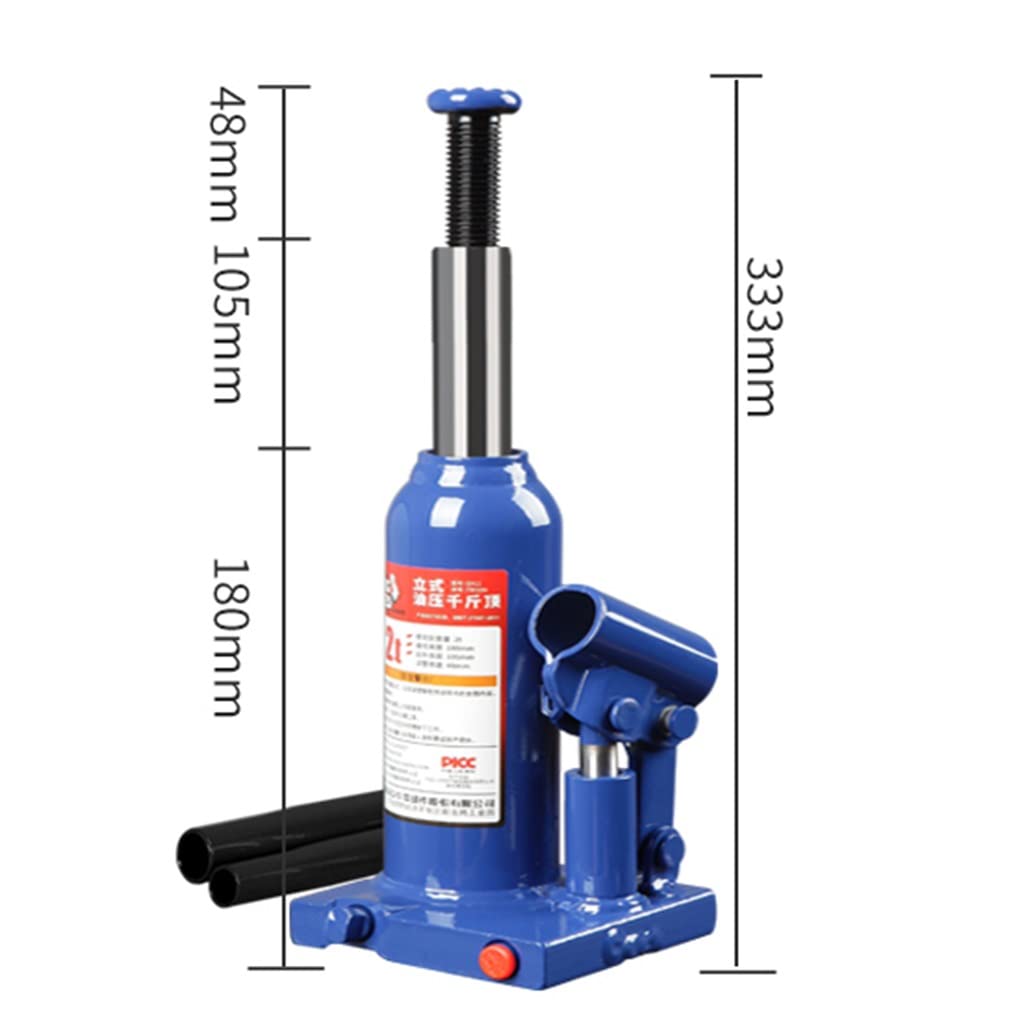 Gato hidráulico de Botella de 2T, 3T, 5T y 8T, Gato de estampación Vertical portátil, Herramienta de Gato hidráulico de Acero para Coche, Furgoneta, Barco o camión
