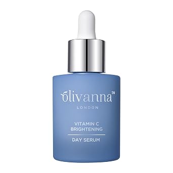 Vitamin C Brightening Day Serum - Face Serum with Hyaluronic Acid, Squalene, and Cornflower - Enhances Skin Suppleness - 1 oz